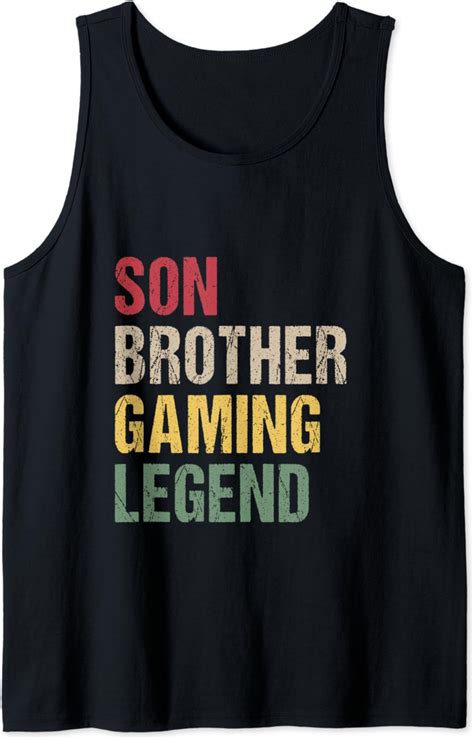 Son Brother Gaming Legend Tank Top Clothing Shoes And Jewelry