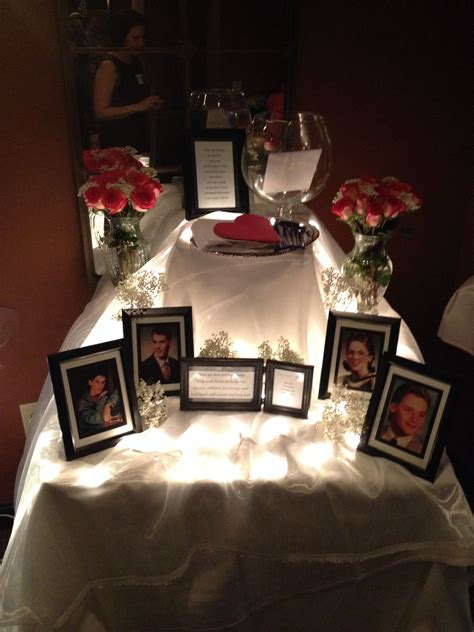 Class Reunion Memory Table Class Reunion Ideas Pinterest