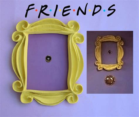 Friends Tv Show Frame Friends Peephole Frame Friends Yellow Etsy Canada