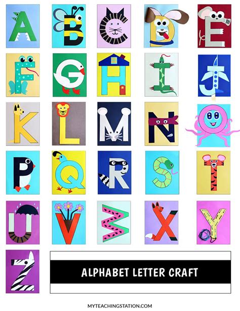 Alphabet Letter Crafts Alphabet Crafts Preschool Alphabet Letter