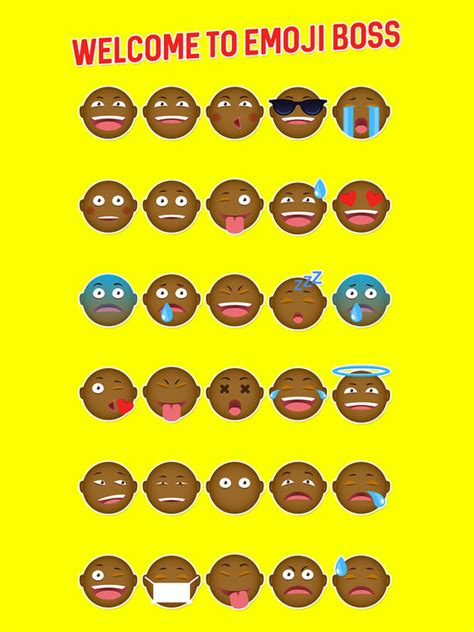 Emoji Boss Black African American Stickers By Yes Man