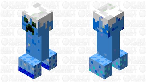 Ice Creeper Minecraft Mob Skin