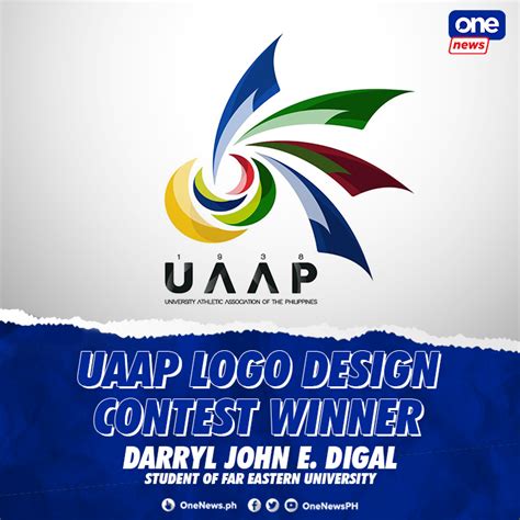 One News Heres The Winning Design For The Uaap Logo