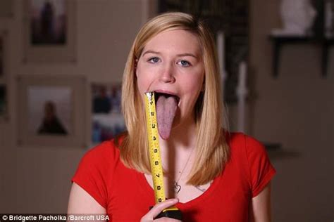 Women With Worlds Longest Tongue Can Lick Her Own Eye Thatviralfeed
