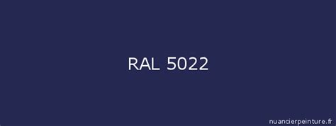 RAL 5022 : Peinture RAL 5022 (Bleu nuit) | NuancierPeinture.fr