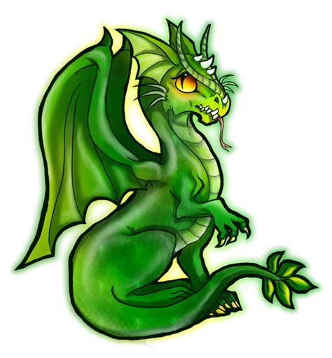 Green Dragon By Tintariel On Deviantart