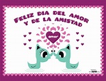 Feliz día del amor y de la amistad para imprimir