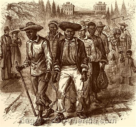 Legends Of America Photo Prints Slavery And Emancipation Slave Coffle