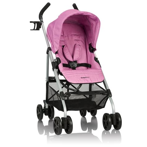 Evenflo Urbini Reversi Lightweight Stroller Pinkberry Fizz Pink