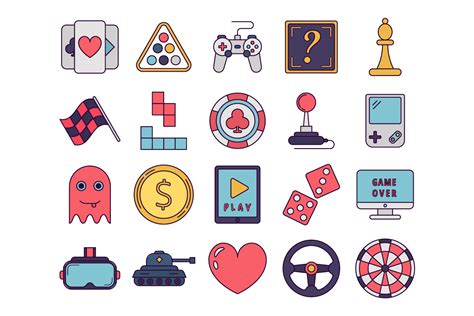 Game Vector Free Icon Set