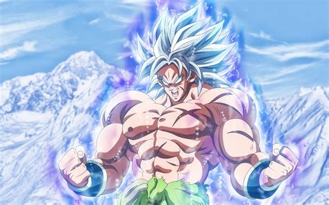Perfect screen background display for desktop, iphone, pc, laptop, computer, android phone, smartphone, imac, macbook, tablet gogeta, super saiyan blue, dragon ball super: Download wallpapers Broly, 4k, mountains, Dragon Ball, DBS, Dragon Ball Super for desktop with ...