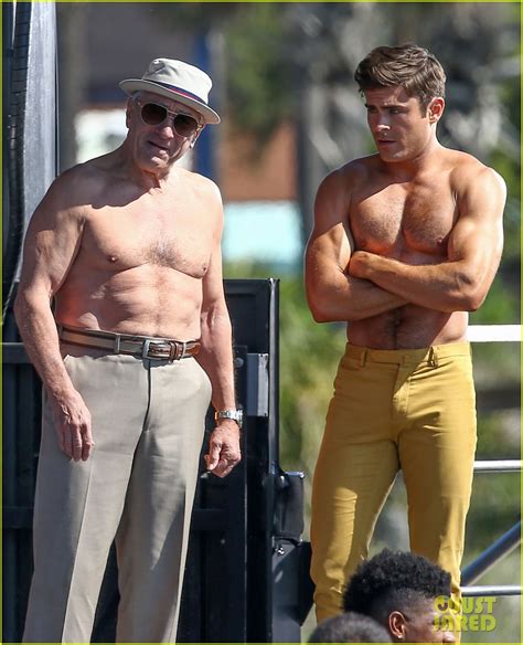 Zac Efron And His Co Star Robert De Niro Show Their Shirtless Bodies