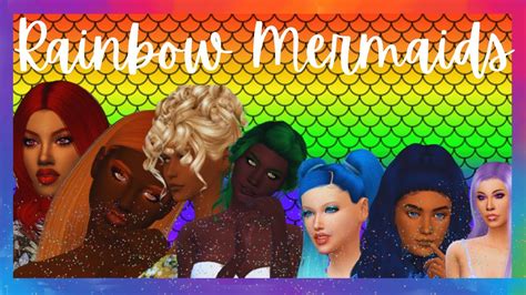 Theyre Enchanting The Sims 4 Rainbow Cas Challenge Rainbow