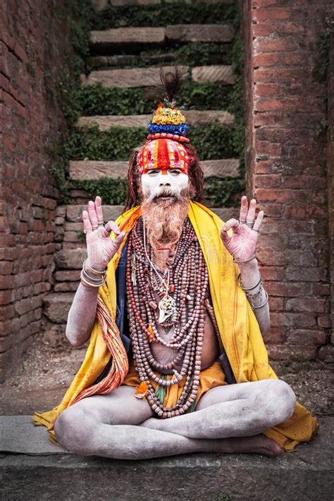 Sadhu At Pashupatinath Temple Editorial Photo Image