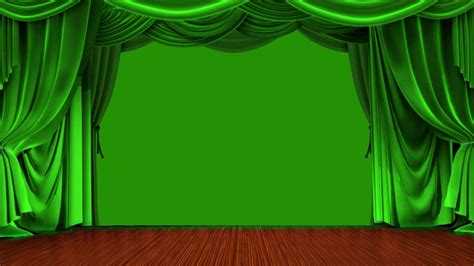 Green Screen Effect Movie Theater Curtain Golg Green Youtube