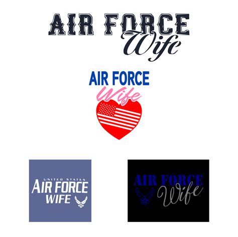 4 Air Force Wife Svg Files Masterbundles