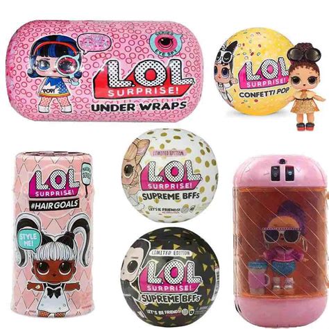 Random Surprise Lol Dolls Color Change Egg Confetti Pop Series Dress