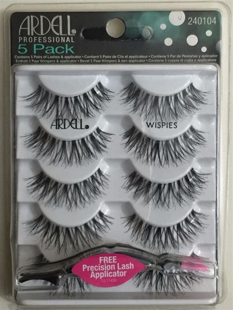 5 Pairs Ardell Multipack Wispies False Eyelashes Fake Lashes 5