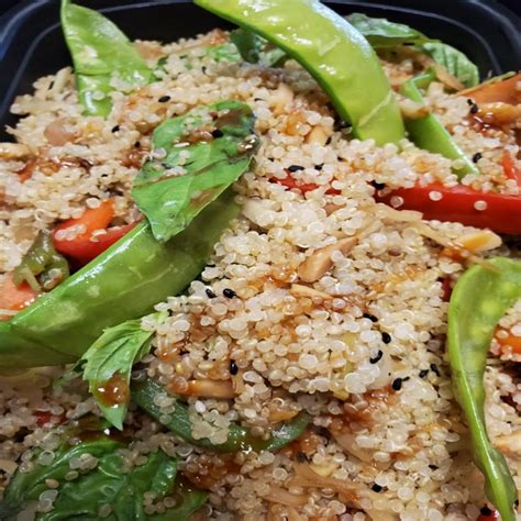 Vegan Stir Fry With Tofu And Quinoa Healthy Fresh And Delicious Meals