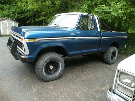 1977 Ford F 150 4x4 Short Bed 4 Speed 400 V8 Classic Ford F