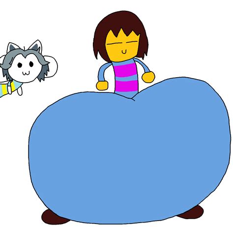 Frisks Inflated Pants Ft Temmie By Happaxgamma On Deviantart