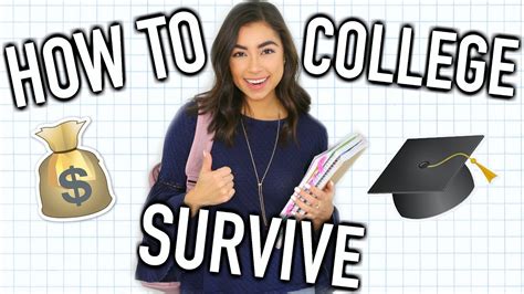 how to survive college life hacks tips and advice youtube