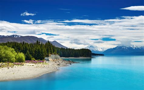 Mount Cook And Lake Pukaki New Zealand Beautiful Hd