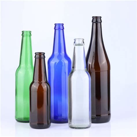custom empty beer liquor glass bottle with crown cap high quality 500 ml glass beer bottle 500