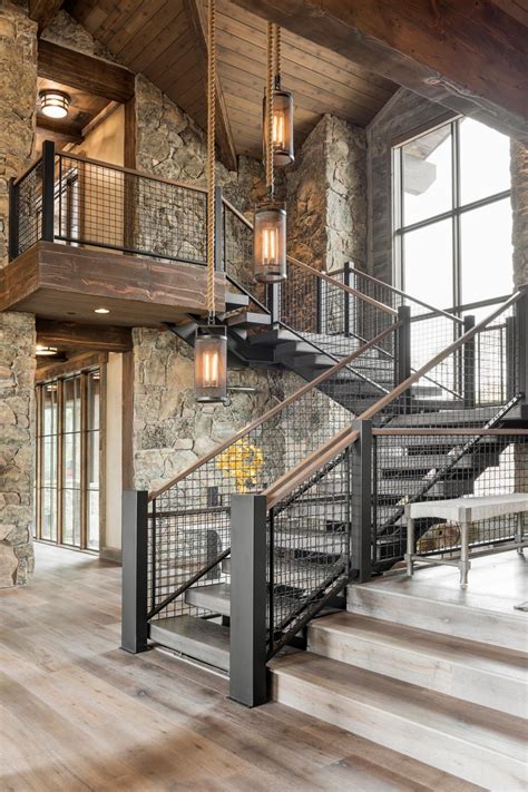 Industrial Staircase With A Rustic Twist Hgtv
