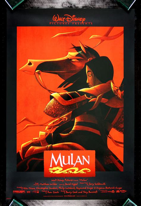Maybe you would like to learn more about one of these? MULAN * CineMasterpieces DISNEY ORIGINAL MOVIE POSTER DS ...