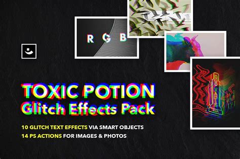 Toxic Potion Glitch Effects Pack | Glitch effect, Glitch text, Glitch