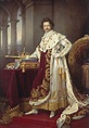 Stieler Paintings - King Ludwig I in his Coronation Robes