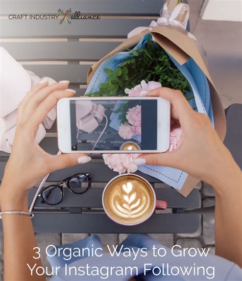 3 Organic Ways To Grow Your Instagram Following Craft Industry Alliance