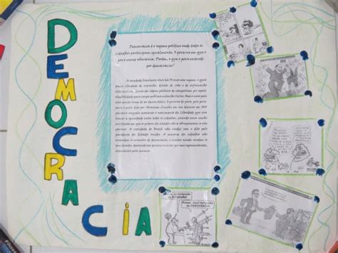 Alunos Realizam Trabalho Com O Tema “a Democracia No Brasil” Etec