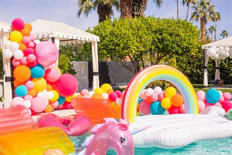 Got Your Bash Party Planning Services Palm Springs Bachelorette Pool Party Decorations