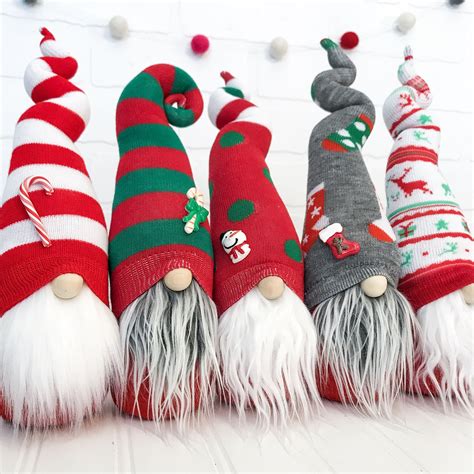 Christmas Gnome Pattern Diy Sock Gnome Pattern Diy Gnome Etsy