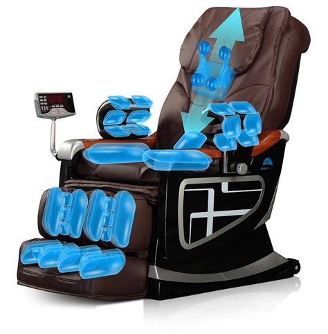 Bc 11d Recliner Shiatsu Massage Chair 92 Airbags Built In Heat Beauty Health Chairs