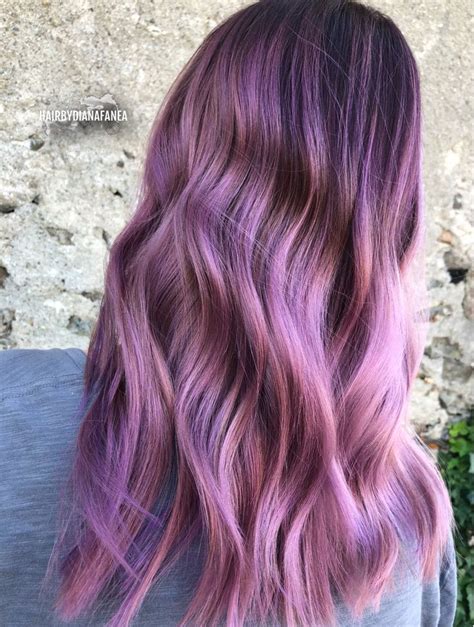 Lilac Hair Balayage Purple Balayage Lilac Balayage Lavender Balayage