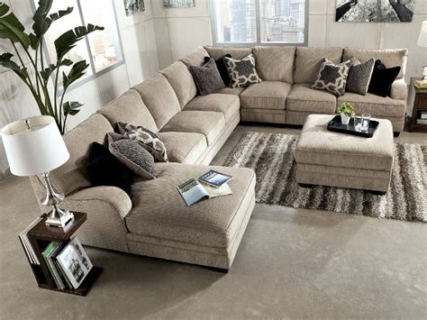 Best Collection Of Sectionals With Chaise And Ottoman
