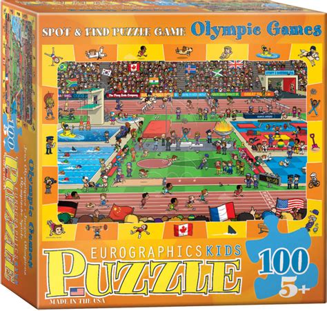 Spot And Find Olympics 100 Piece Puzzle Athena Posters