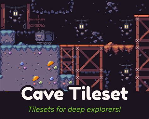Cave Tileset By Grafxkid