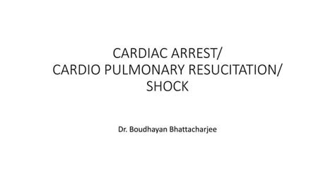 Cardiac Arrest Cpr Shock Ppt