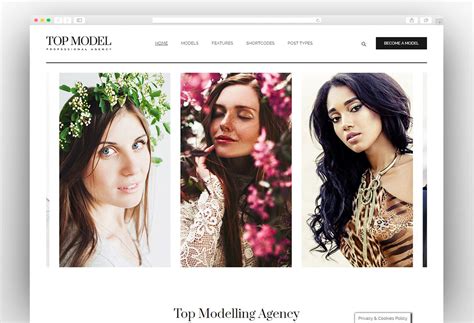 28 Beautiful Model Agency Wordpress Themes 2022