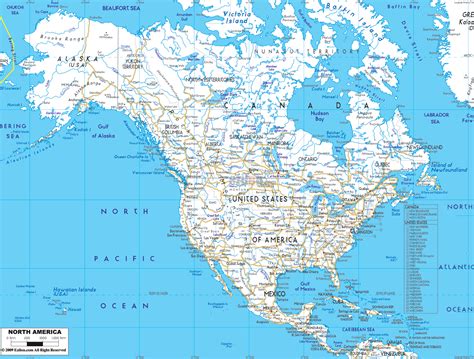 Mapas Da AmÉrica Do Norte Geografia Total™