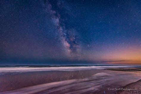 Milky Way Over The Atlantic Ocean From Fire Island Fire Island And Beyond