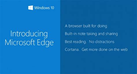 Microsoft Edge A New Default Browser For Windows 10 Thkb