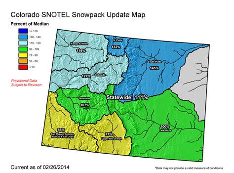 Colorado Snowpack Continues To Increase Echpoa