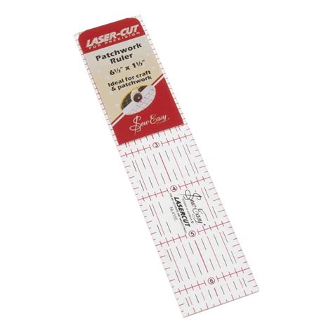 Sew Easy Patchwork Ruler 15 X 65 Inches Hobbycraft