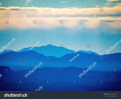 Shades Blue Mountains Distance Stock Photo 1661692924 Shutterstock