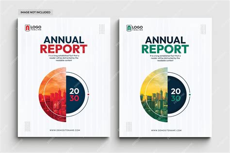 Premium Psd Annual Report Corporate Business Book Cover Design Set